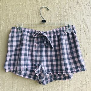 Forever 21 Women's Plaid Pajama Shorts Size S